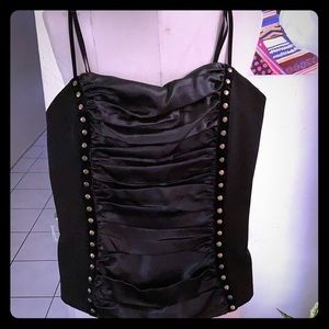 Black tank with stud detail